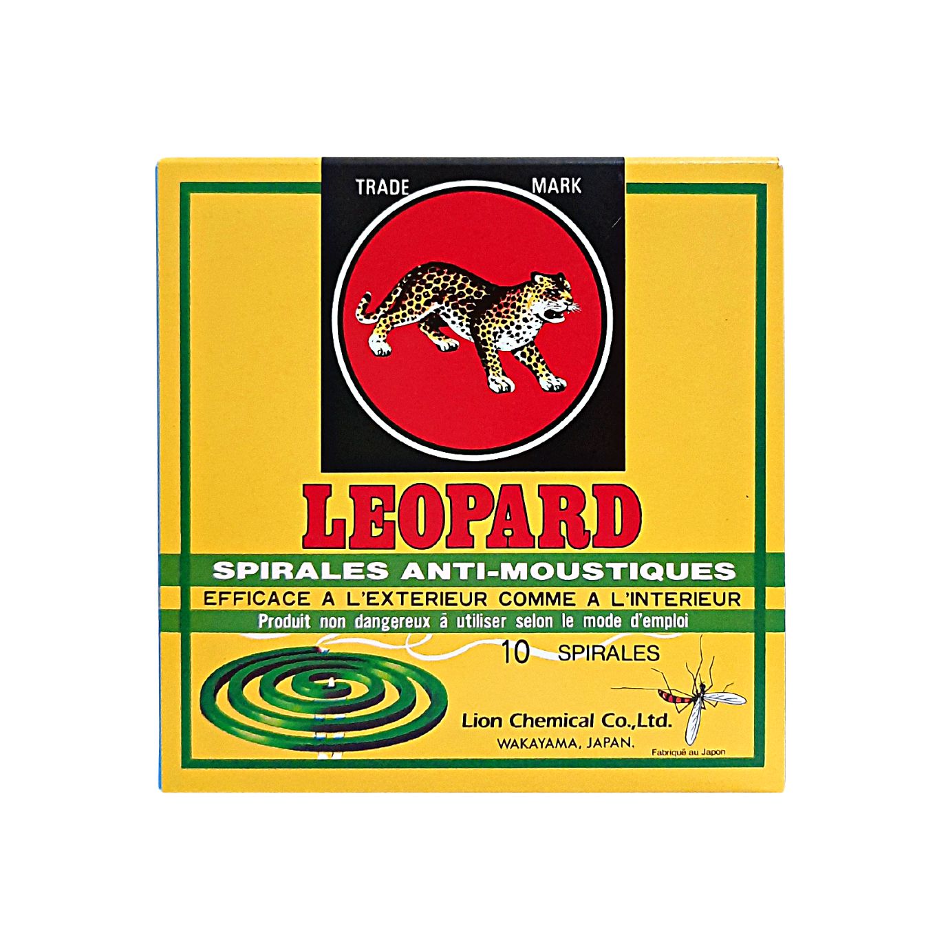10 spirales anti-moustiques Leopard