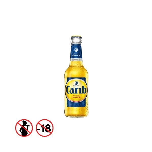 Bière blonde Carib 33cl - 5.2% vol.