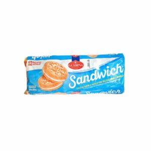 Biscuits Sandwich saveur vanille crème Guarina x12