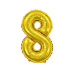 Ballons gonflables chiffre 8