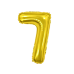 Ballons gonflables chiffre 7