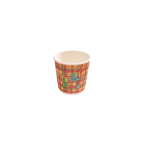 Timbales carton café Guadeloupe madras x25 fournitures emballages