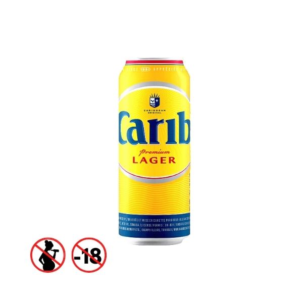 Bière blonde cannette Carib 33cl - 5.0% vol.