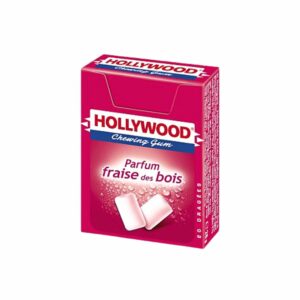 Chewing-gum parfum Fraise des Bois Hollywood