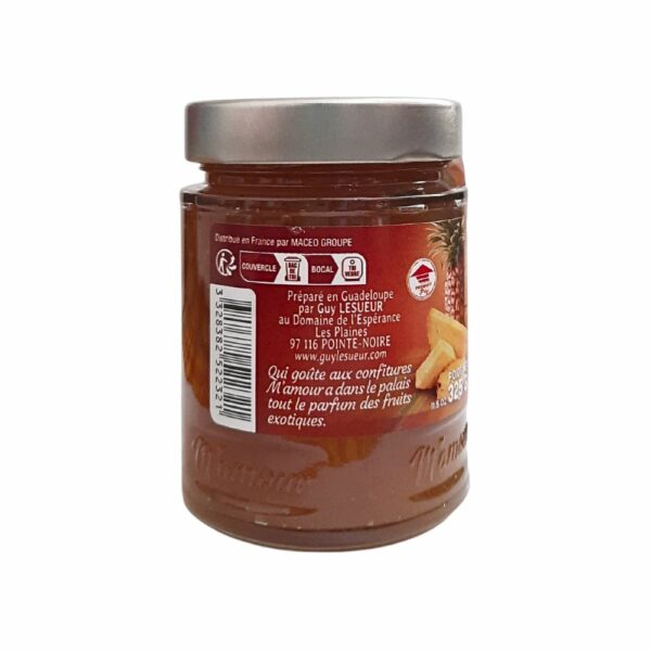Confiture extra Ananas M'amour 325g guadeloupe