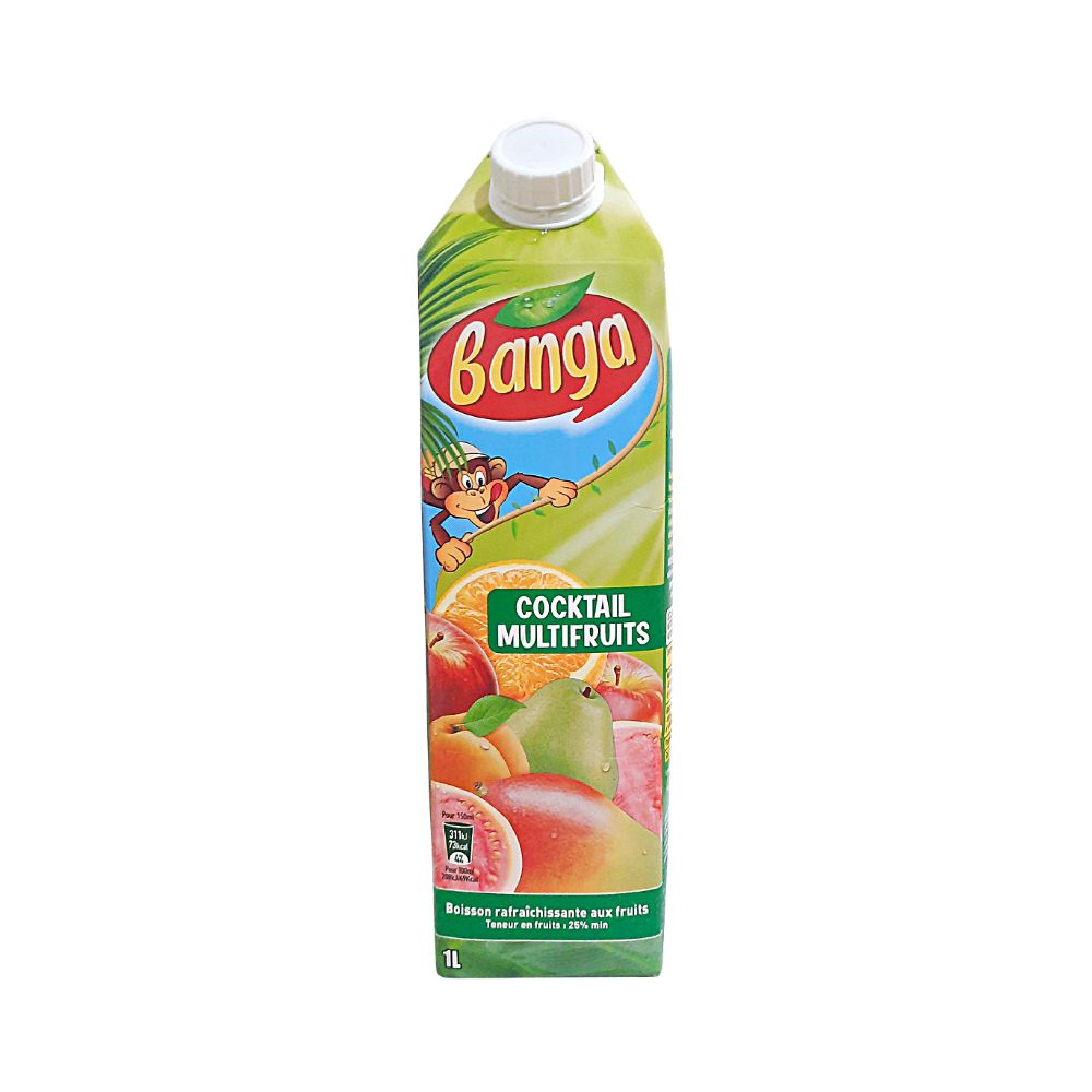 Jus de fruit cocktail multifruits Banga 1L
