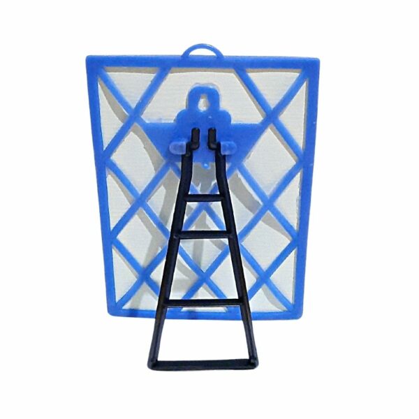 Miroir plastique rectangle multifonction 10 x 15 cm bleu guadeloupe