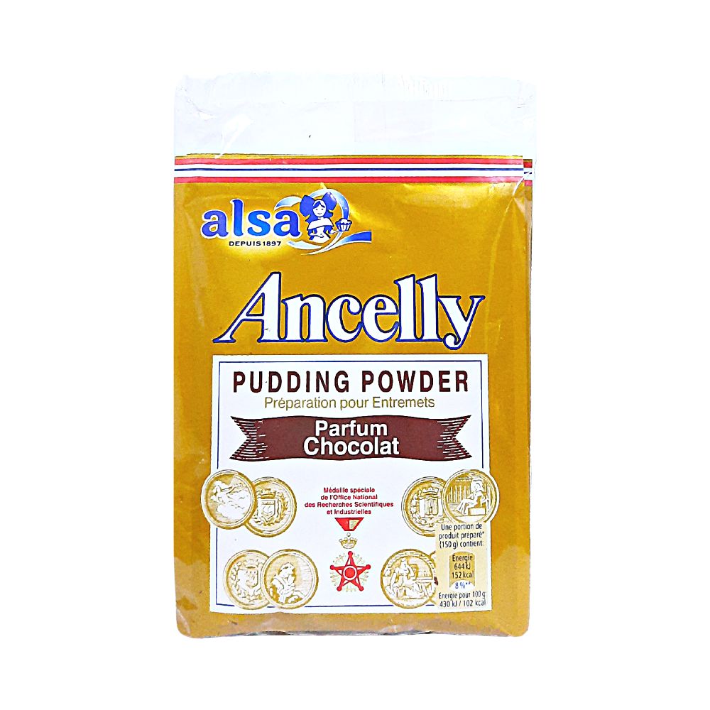 Poudre pudding chocolat Ancelly x4