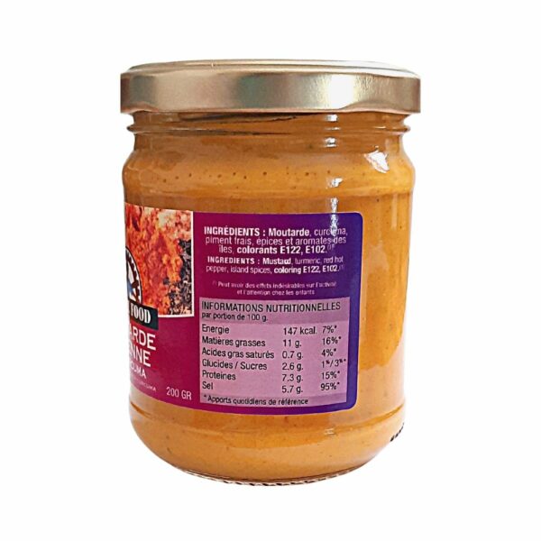 Sauce Moutarde Indienne Créole Food 200g spice