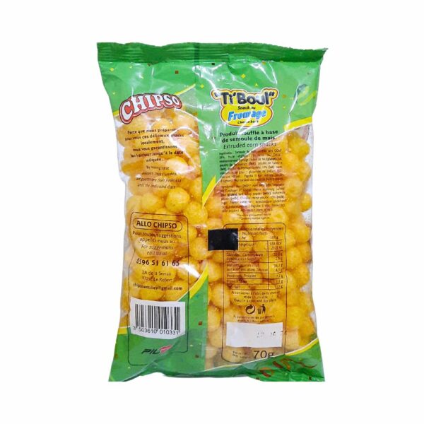 Ti'Boul snacks au fromage Cheese balls Chipso 75g Cribich